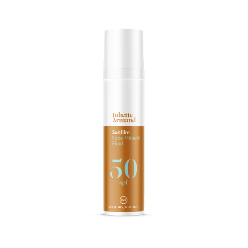 Face Mineral Fluid SPF50+ (40ml) - Fényvédő arckrém 100%-ban ásványi (természetes) szűrőkkel SPF50 (40ml) 